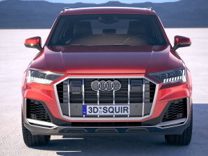Audi Q7 2020 Model 3D