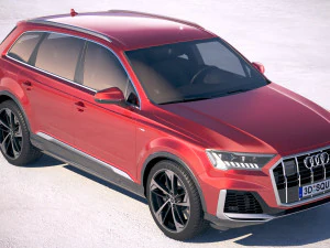 Audi Q7 2020 3D Model
