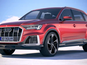 Audi Q7 2020 3D Model