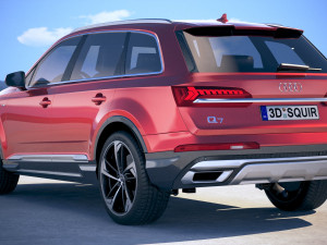 Audi Q7 2020 Model 3D