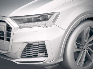 Audi Q7 2020 3D Model