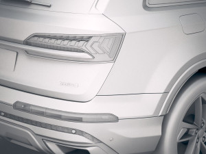 Audi Q7 2020 Model 3D