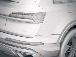 Audi Q7 2020 3D Model