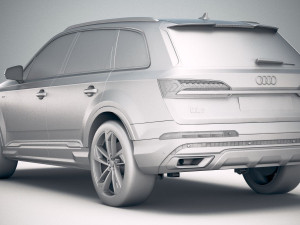 Audi Q7 2020 Model 3D