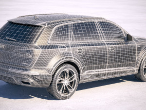 Audi Q7 2020 Model 3D
