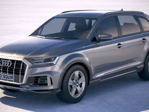 Audi Q7 Basic 2020 3D Modell