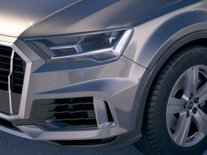 Audi Q7 Basic 2020 3D Model