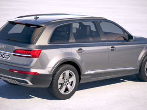 Audi Q7 Basic 2020 3D Model
