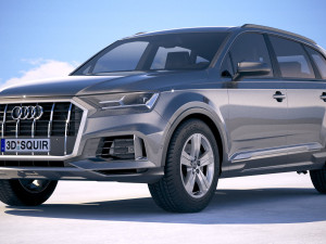 Audi Q7 Basic 2020 3D Model
