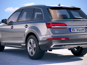 Audi Q7 Basic 2020 3D Model