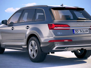 Audi Q7 Basic 2020 3D Model