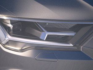 Audi Q7 Basic 2020 3D Model
