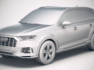 Audi Q7 Basic 2020 3D Model