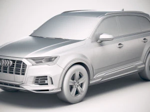 Audi Q7 Basic 2020 3D Model