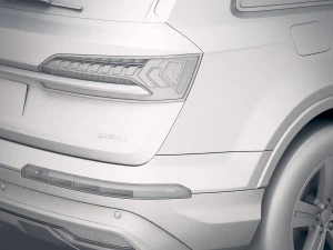 Audi Q7 Basic 2020 3D Model