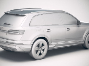 Audi Q7 Basic 2020 3D Model