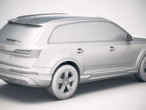 Audi Q7 Basic 2020 3D Model