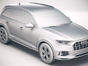 Audi Q7 Basic 2020 3D Model