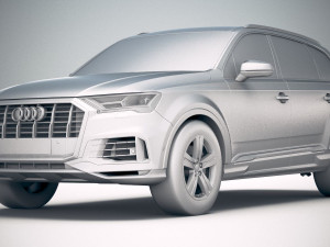 Audi Q7 Basic 2020 3D Model