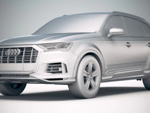 Audi Q7 Basic 2020 3D Model