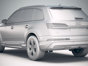 Audi Q7 Basic 2020 3D Model