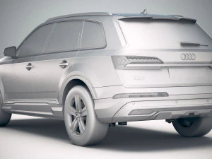 Audi Q7 Basic 2020 3D Model