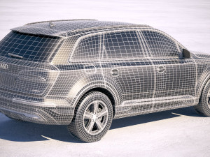 Audi Q7 Basic 2020 3D Model