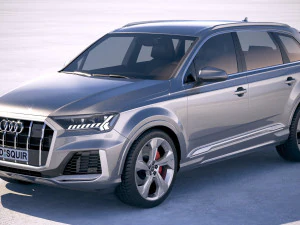 Audi SQ7 2020 Modelo 3D