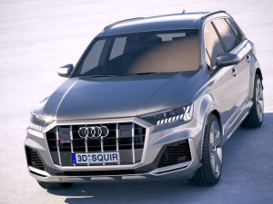 Audi SQ7 2020 3D Модель
