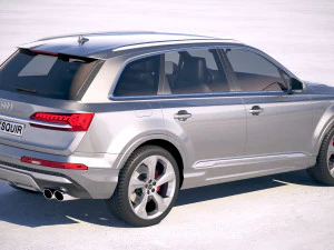 Audi SQ7 2020 3D Model