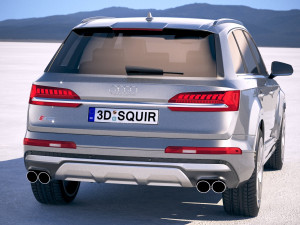 Audi SQ7 2020 3D Модель