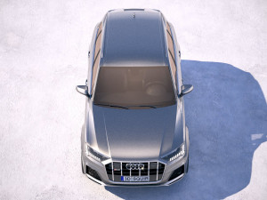 Audi SQ7 2020 3D Модель