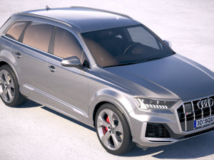 Audi SQ7 2020 3D Модель