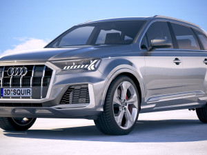 Audi SQ7 2020 3D Модель