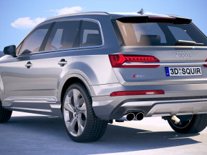 Audi SQ7 2020 3D Модель