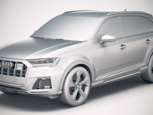 Audi SQ7 2020 3D Модель