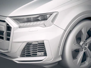 Audi SQ7 2020 3D Model