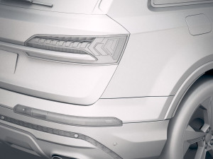 Audi SQ7 2020 3D Модель