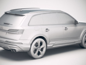 Audi SQ7 2020 3D Модель
