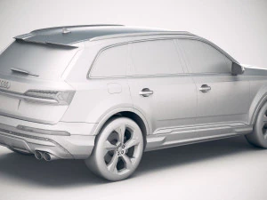 Audi SQ7 2020 3D Model
