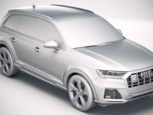 Audi SQ7 2020 3D Модель