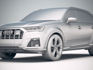 Audi SQ7 2020 3D Модель