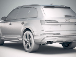 Audi SQ7 2020 3D Модель