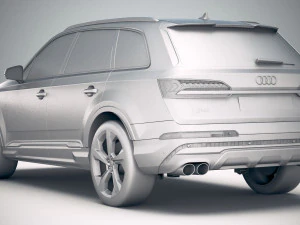 Audi SQ7 2020 3D Model