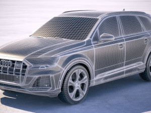 Audi SQ7 2020 3D Модель