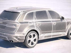Audi SQ7 2020 3D Модель
