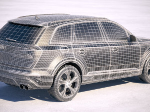 Audi SQ7 2020 3D Модель