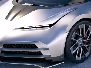 Bugatti Centodieci 2020 3D Model