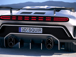 Bugatti Centodieci 2020 3D Model