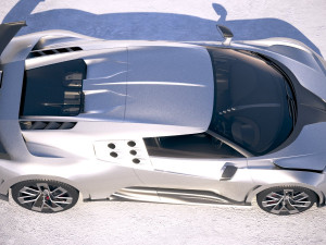 Bugatti Centodieci 2020 3D Model